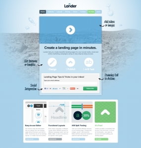 Lander-home-page